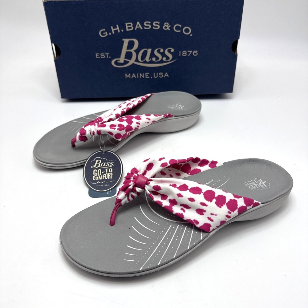 Bass Lite Debbie "Go-To Comfort"  Thong Flip Flop Sandals Womens 9 M